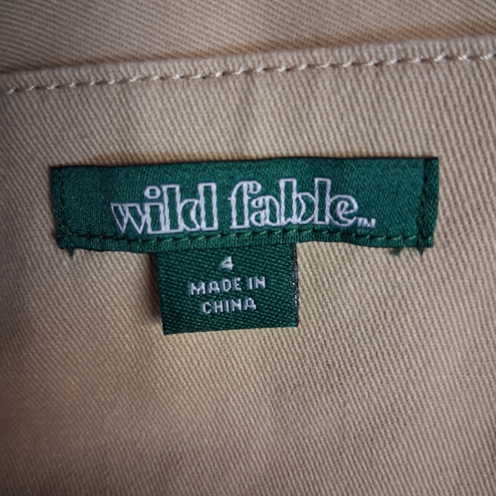 Wild Fable New Beige Flare Pants with Pocket Details Size 4 - Picture 3 of 17